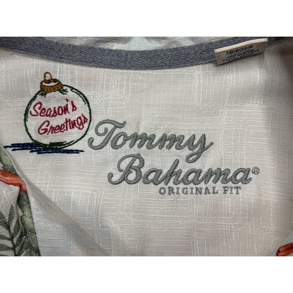Tommy Bahama Men's Holiday Collection "Season's Greetings" Button Up Shirt - M - Picture 4 of 5
